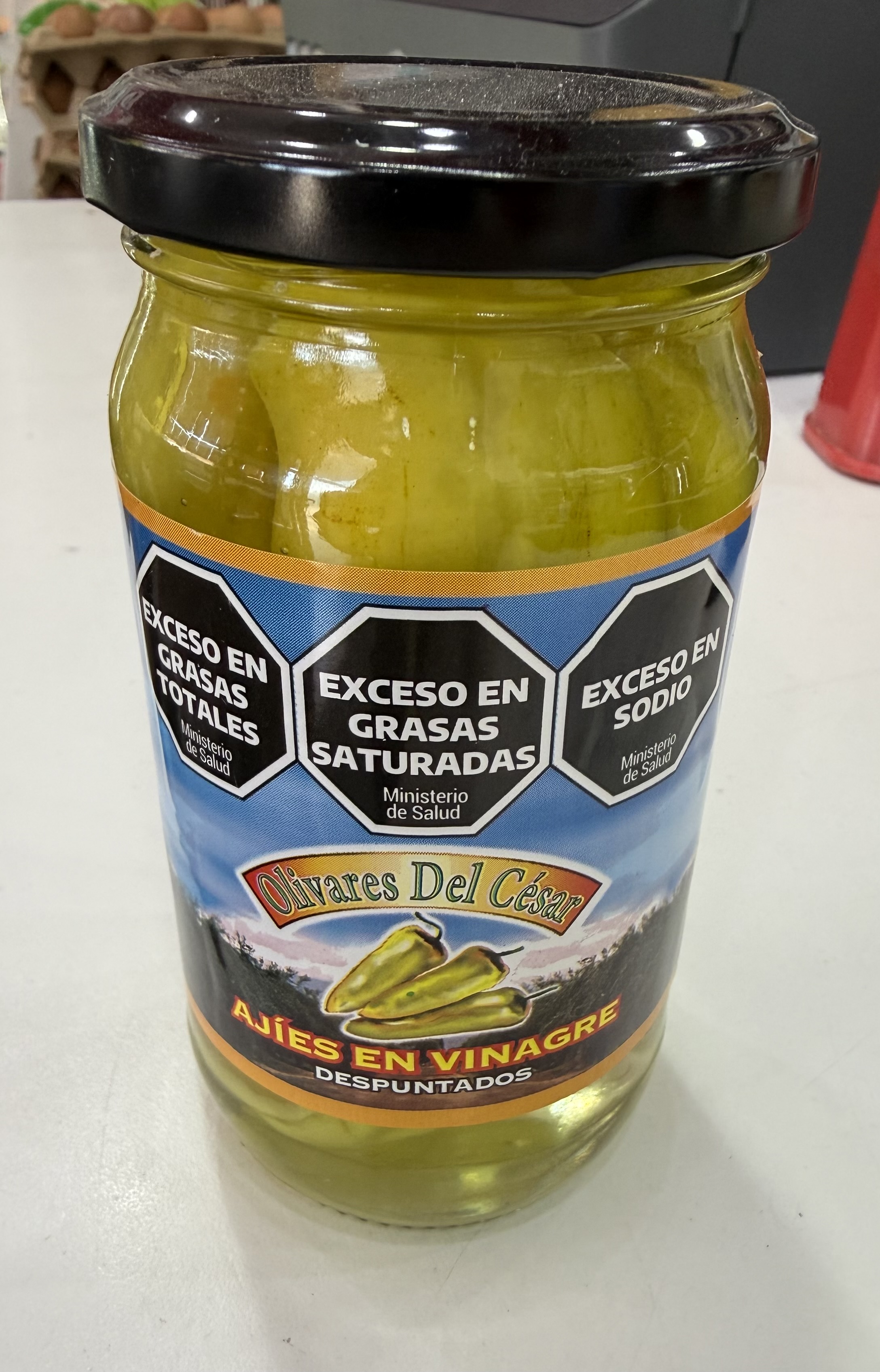 Ajies Vinagre x330gr - Olivares